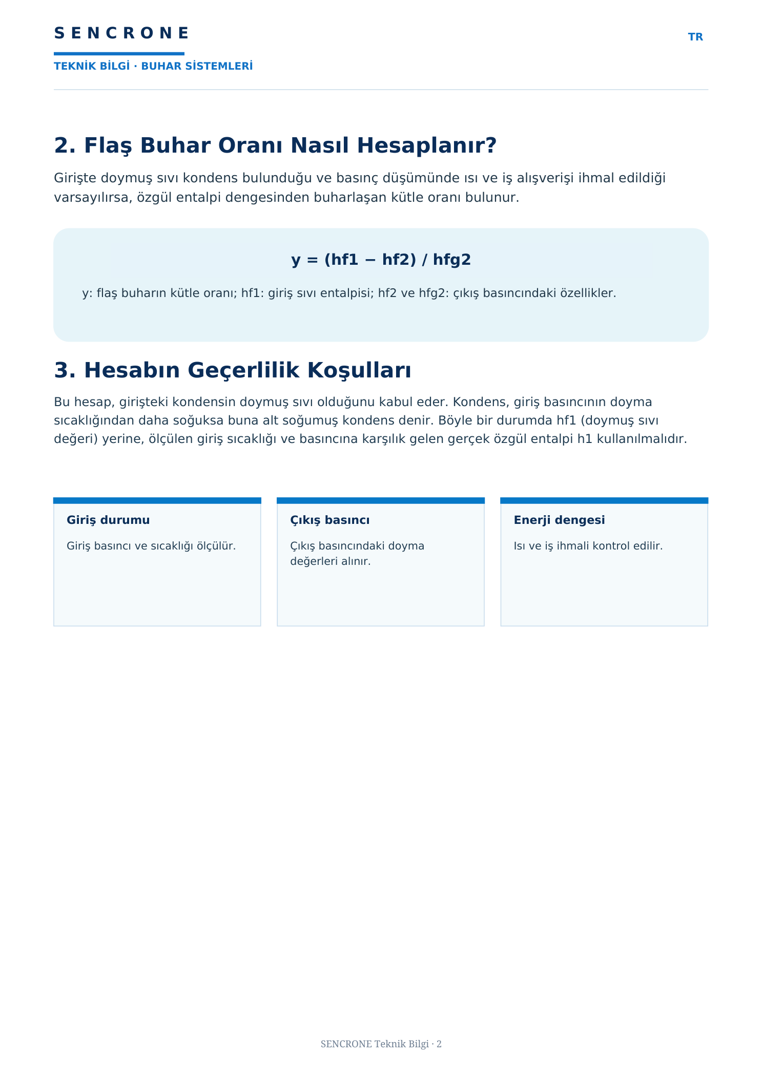 Flaş Buhar Nedir? — onaylı SENCRONE PDF, Türkçe sayfa 2/5